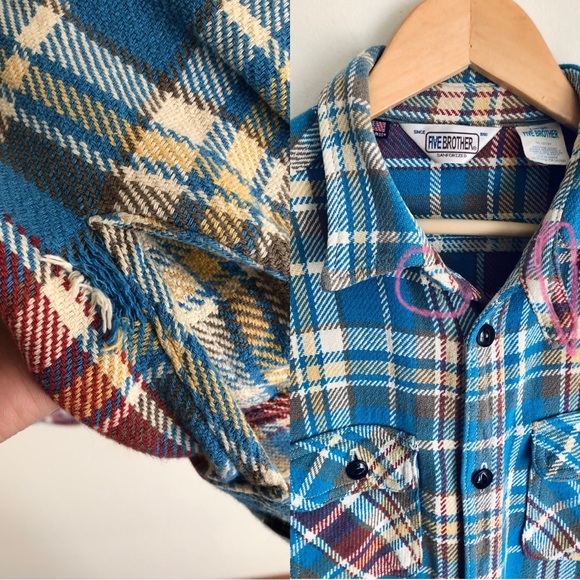 Rare Five Brothers flannel - Picture 5 of 15